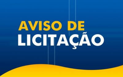 Aviso de Licitação – Cartão Alimentação