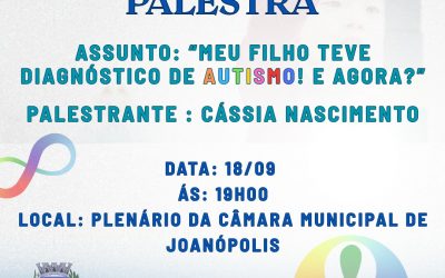 Palestra sobre Autismo na Câmara Municipal